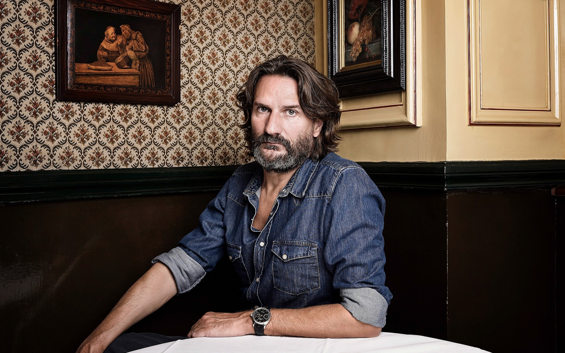 Картинки Frederic beigbeder, автор, борода, мужчина фото и обои на рабочий стол