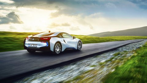 Bmw, i8, экзотика, движение, движение, скорость