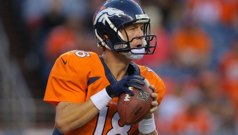 Peyton manning, denver broncos, американский футбол, шлем