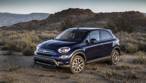 Fiat, 500x, треккинг, вид сбоку