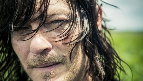 Norman reedus, актер, лицо, щетина