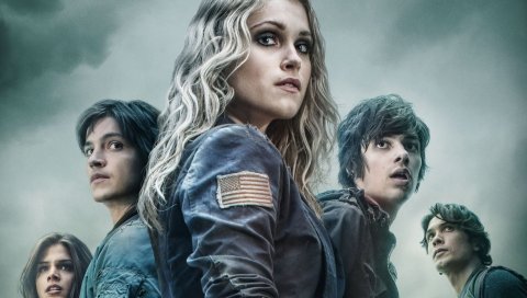 100, eliza taylor, marie avgeropoulos, bobby morley, henry ian cusick