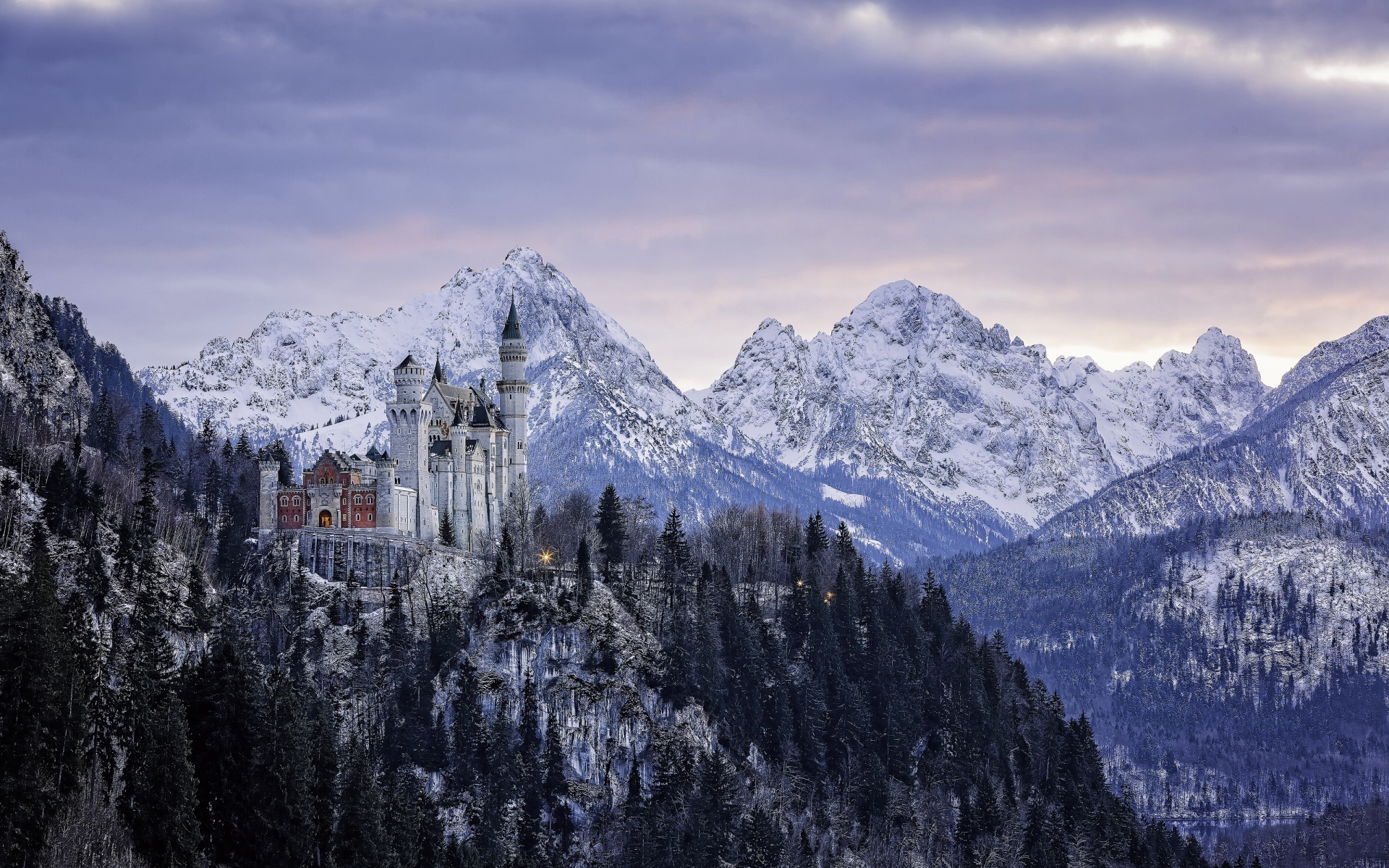 Картинки Замок неошванштайн, бавария, германия фото и обои на рабочий стол