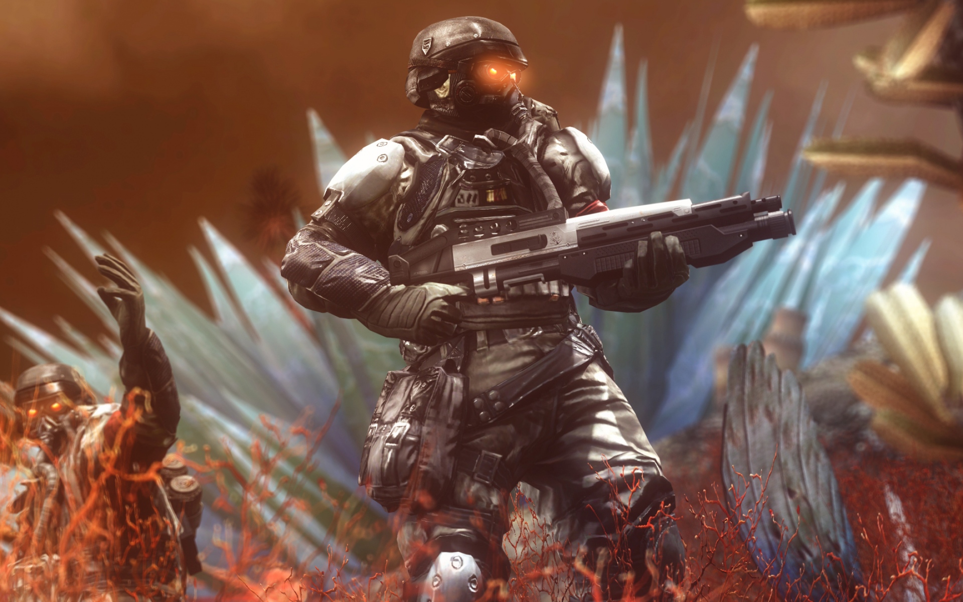 Картинки Killzone, теневое падение, искусство фото и обои на рабочий стол