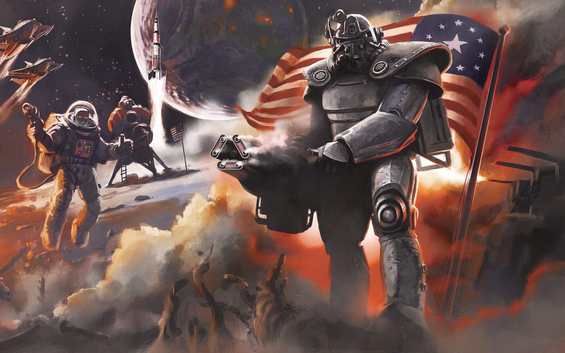 Fallout 4 art wallpaper фото 89