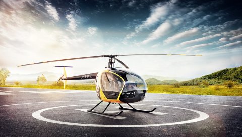Sl-230, разведчик, вертолет, подъем
