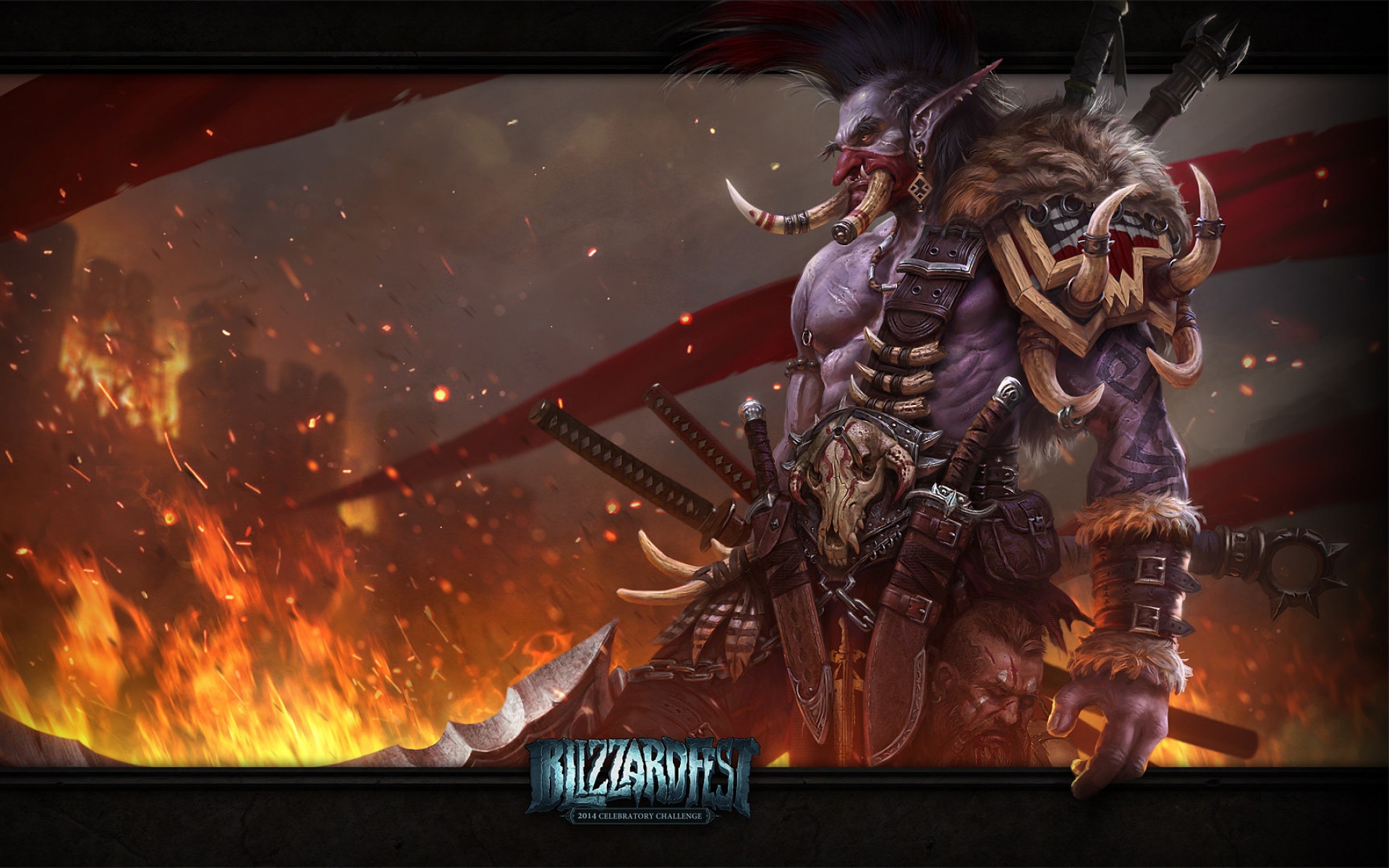 Картинки Мир Warcraft, тролль, оружие, искусство фото и обои на рабочий стол
