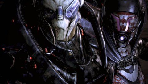 Массовый эффект, garrus, tali