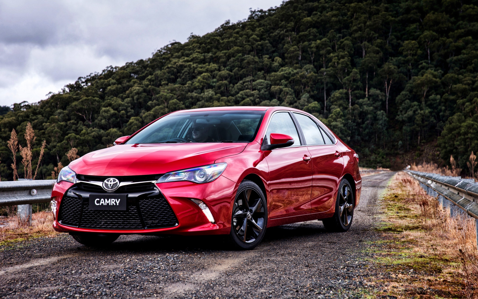 Картинки Toyota, camry, atara, красный, вид спереди фото и обои на рабочий стол