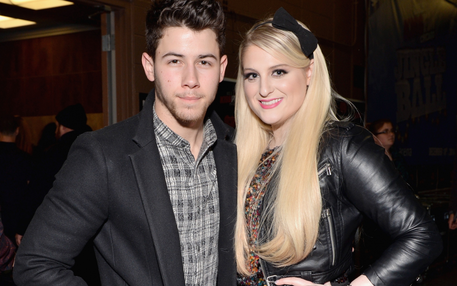 Картинки Nick jonas, meghan trainor, знаменитости фото и обои на рабочий стол