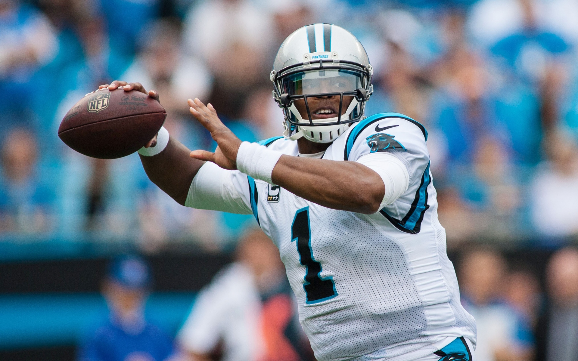 Картинки Cam newton, пантеры для каролины, американский футбол фото и обои на рабочий стол