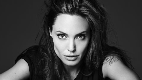 анджелина Джоли,актриса, взгляд, тату
