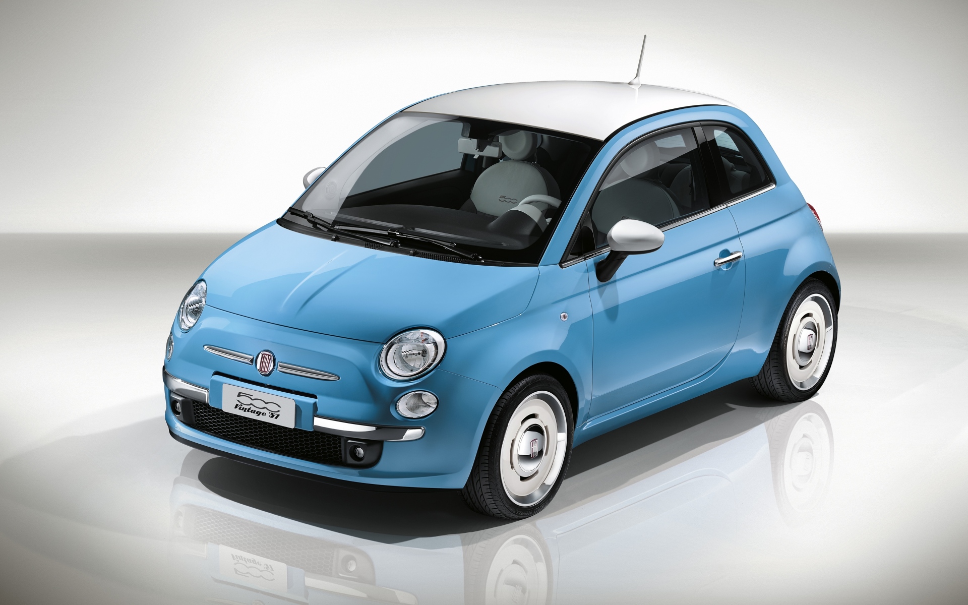 Картинки Fiat, 500, марочный, 1957, вид сбоку фото и обои на рабочий стол