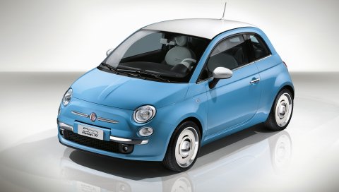 Fiat, 500, марочный, 1957, вид сбоку