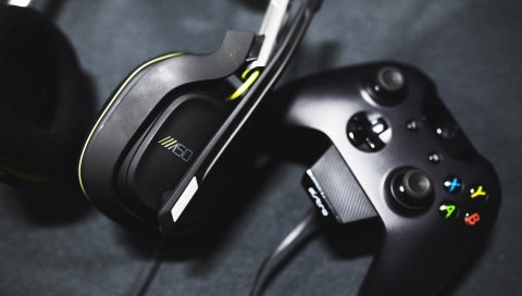 Xbox, xbox один, консоль, джойстик, наушники