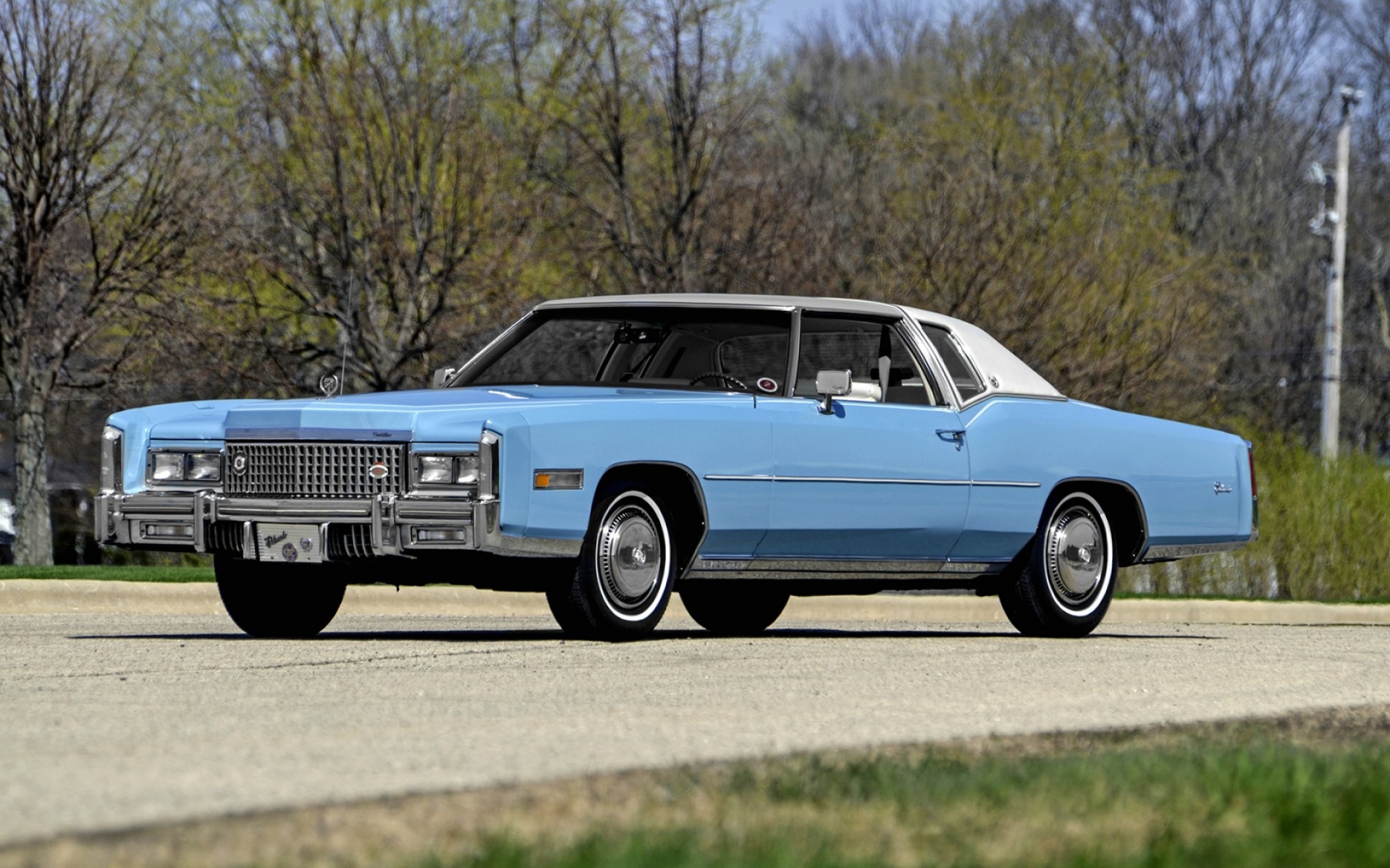 Картинки Cadillac, eldorado, 1975, вид сбоку фото и обои на рабочий стол