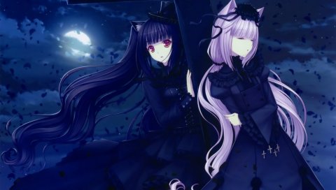 Nekomimi, gothic, neko para