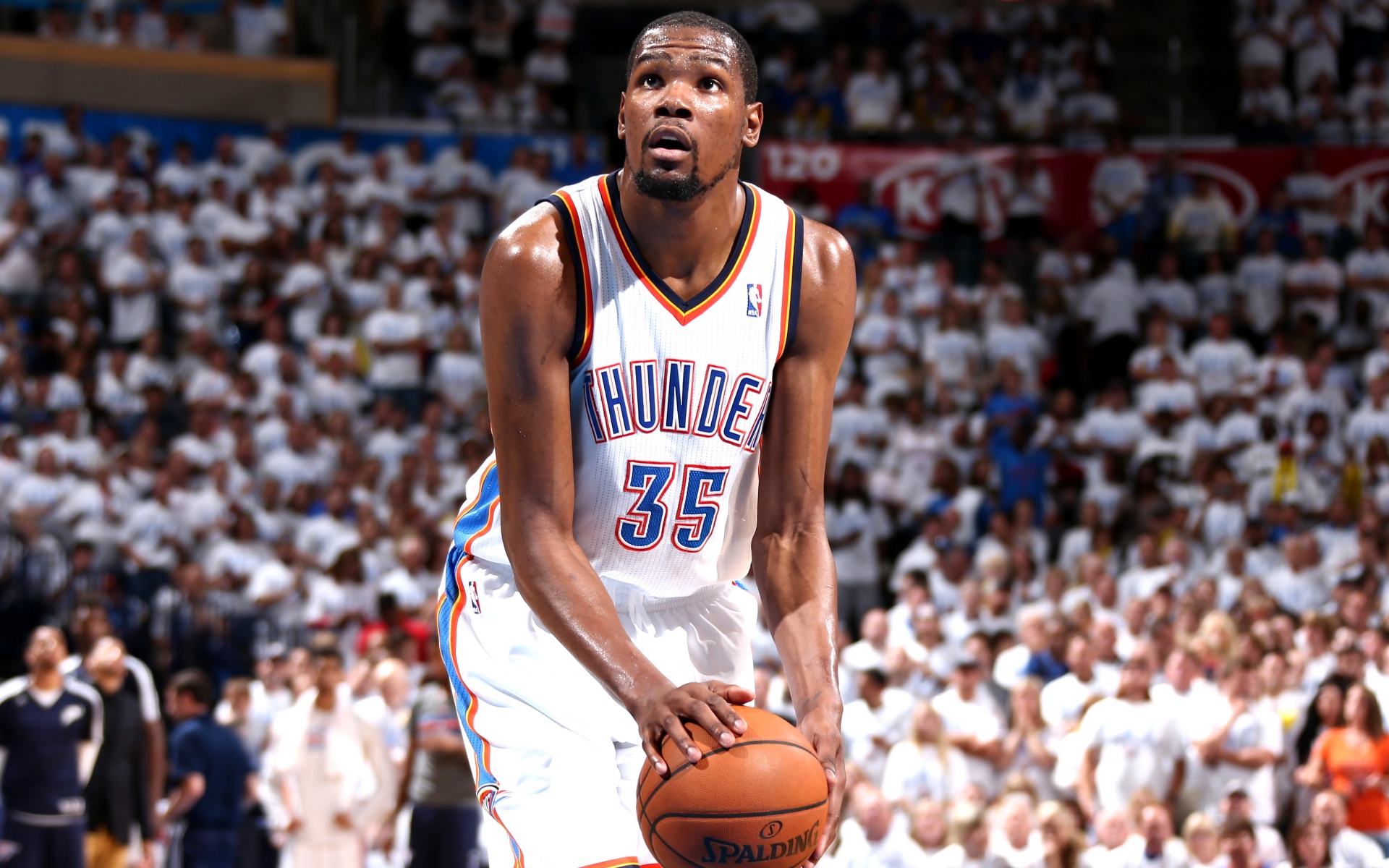Картинки Kevin durant, баскетбол, сверхзвук в Сиэтле, гром города Оклахома фото и обои на рабочий стол