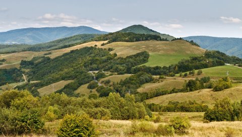 Словакия, горы, трава, небо