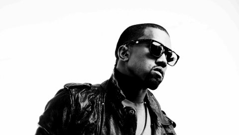 Kanye west, рэпер, очки, куртка