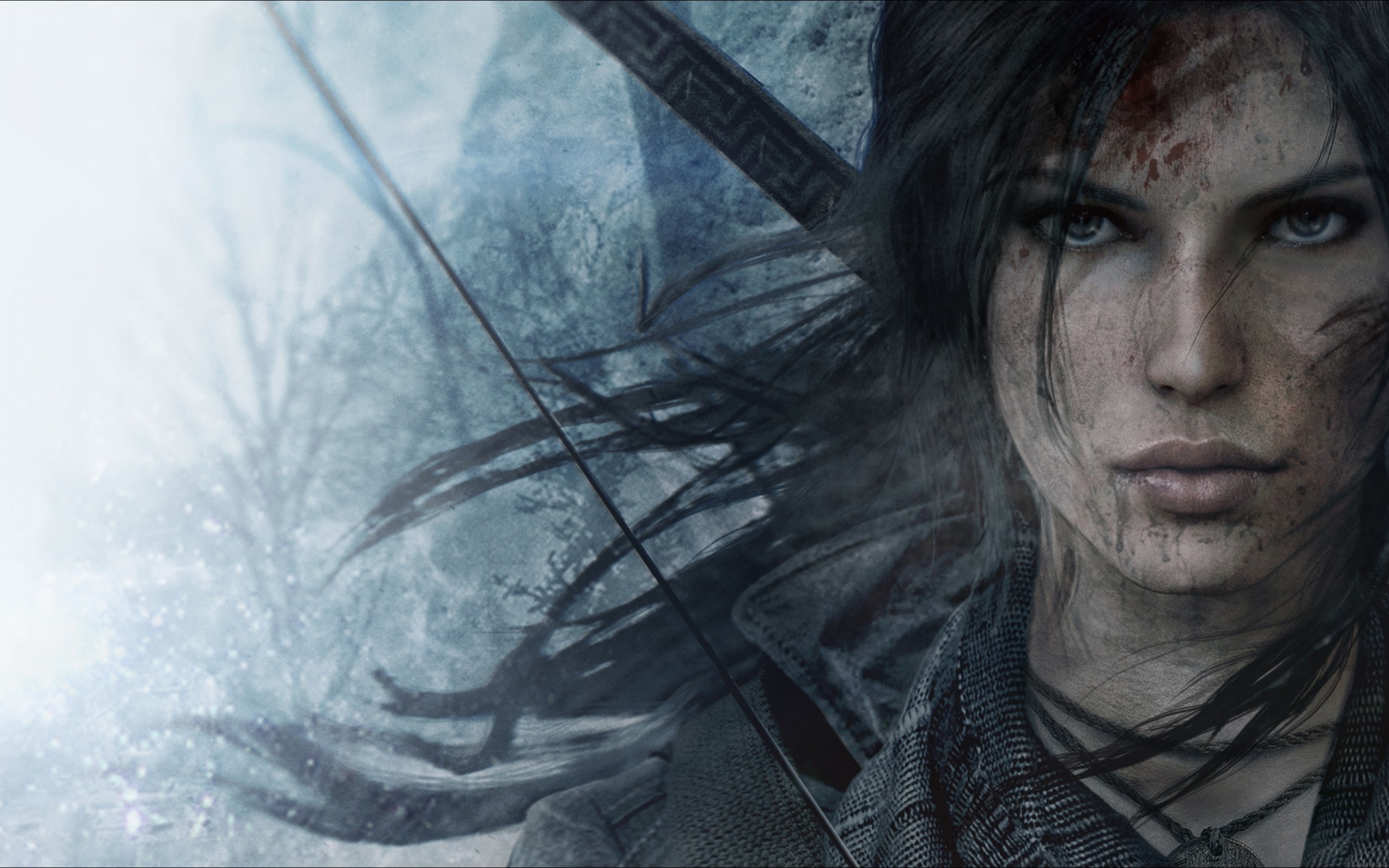 Картинки Lara croft, поднятие гробницы, лицо фото и обои на рабочий стол
