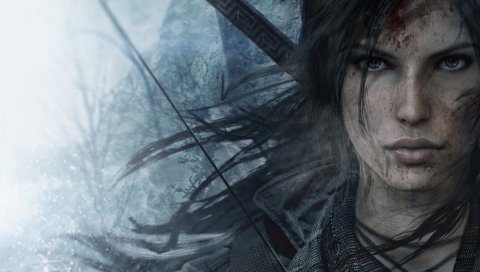 Lara croft, поднятие гробницы, лицо