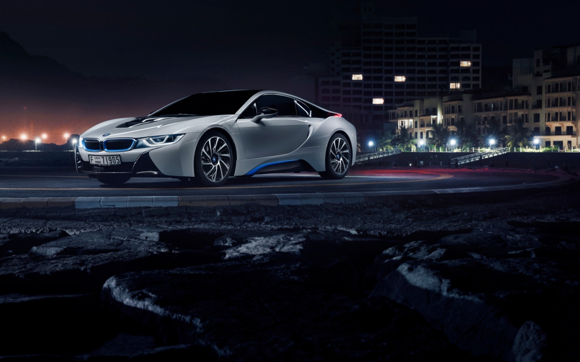 Картинки Bmw, i8, вид сбоку, белый фото и обои на рабочий стол