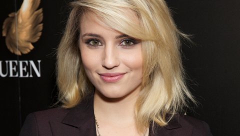 Dianna agron, актриса, девушка, улыбка, блондинка