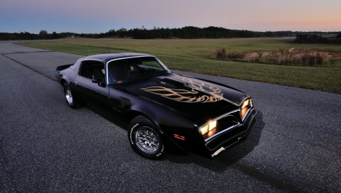 Pontiac, firebird, 1978, черный