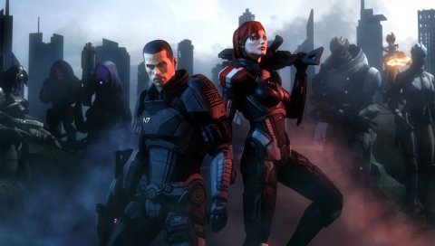 Массовый эффект, shepard, garrus vakarian