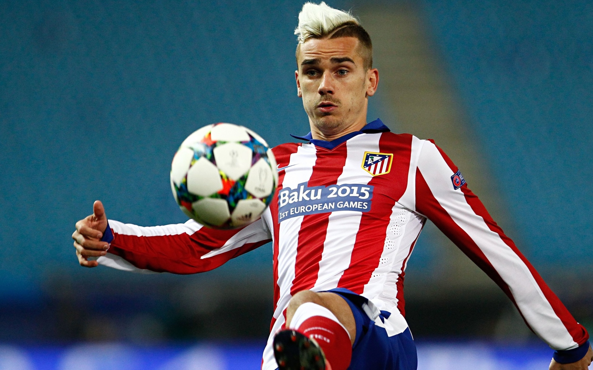 Картинки Antoine griezmann, футболист, atletico madrid, uefa, galatasaray фото и обои на рабочий стол