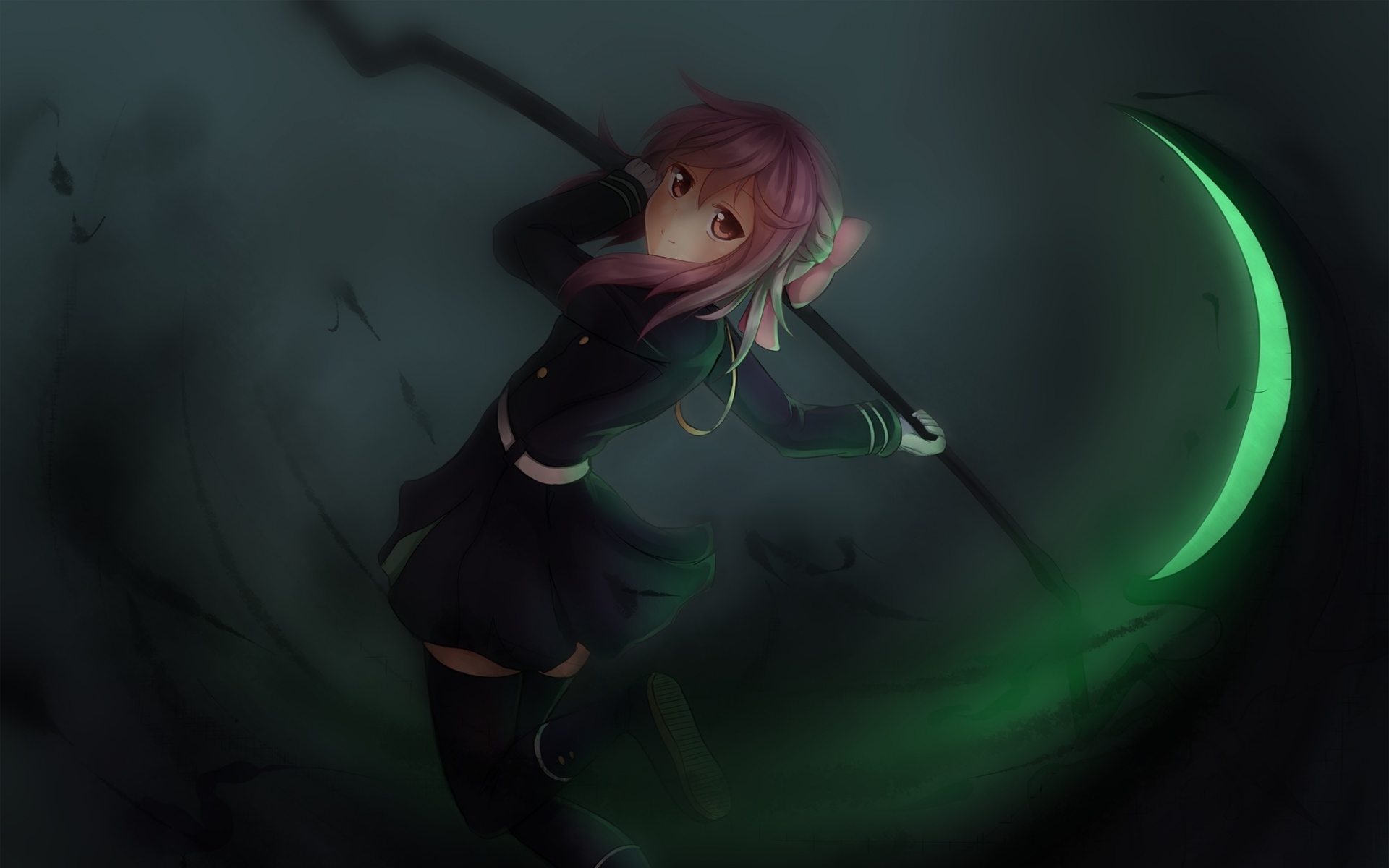 Картинки Onamae kun, owari no seraph, hiiragi shinoa, девушка, искусство фото и обои на рабочий стол
