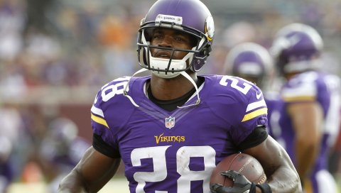 Adrian peterson, викинга в Миннесоте, американский футбол