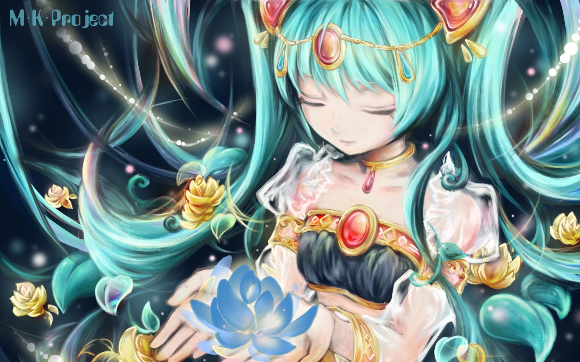 Картинки Hoshino chika, hatsune miku, вокалоид фото и обои на рабочий стол