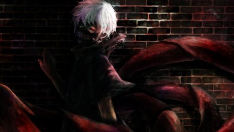Токио упырь, kaneki кен, искусство, маска
