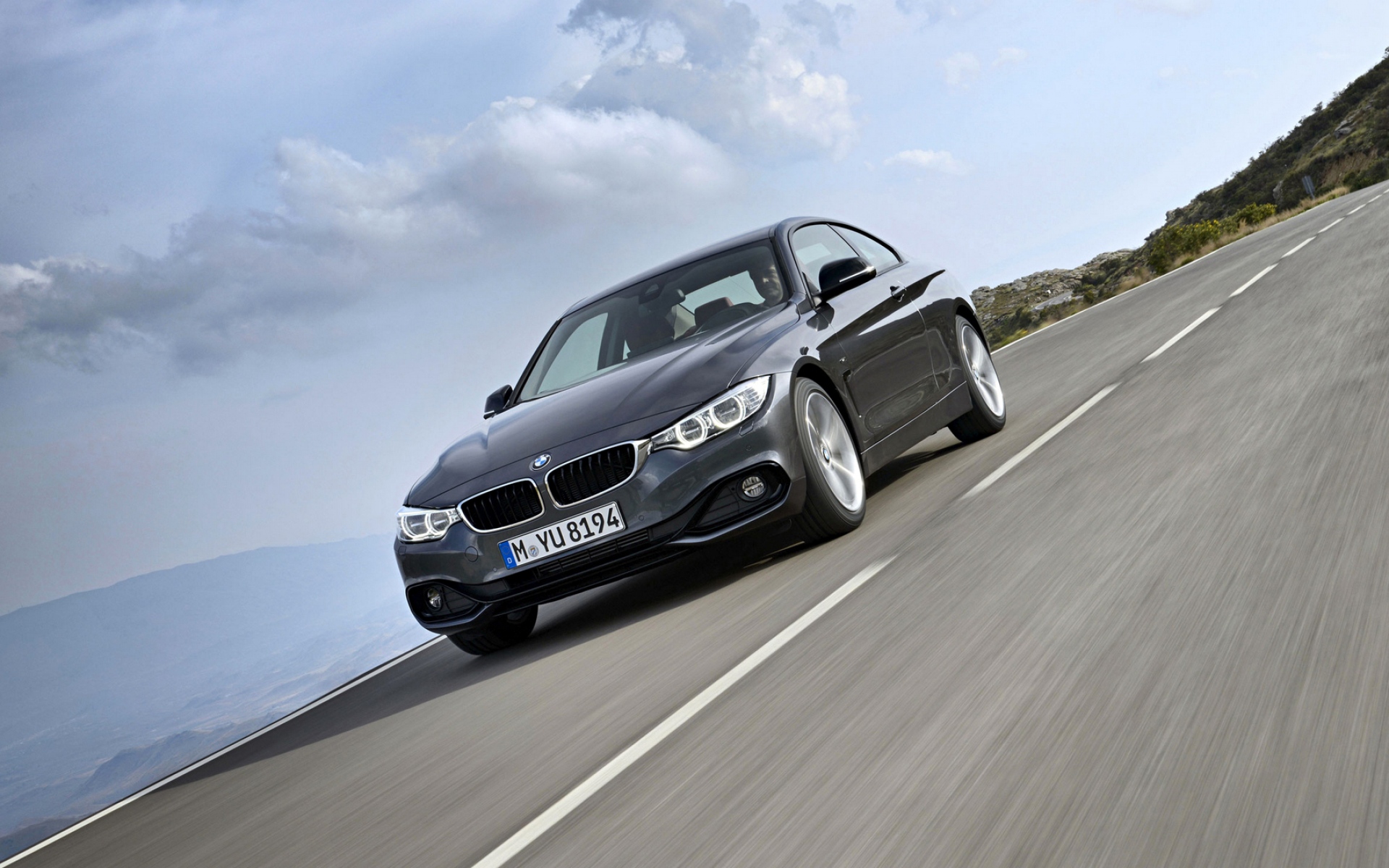 Картинки Bmw, 420d, движение, вид сбоку фото и обои на рабочий стол