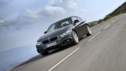 Bmw, 420d, движение, вид сбоку
