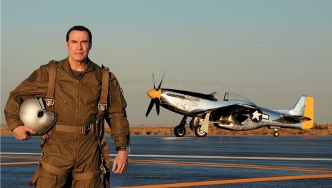John travolta, актер, самолет, пилот