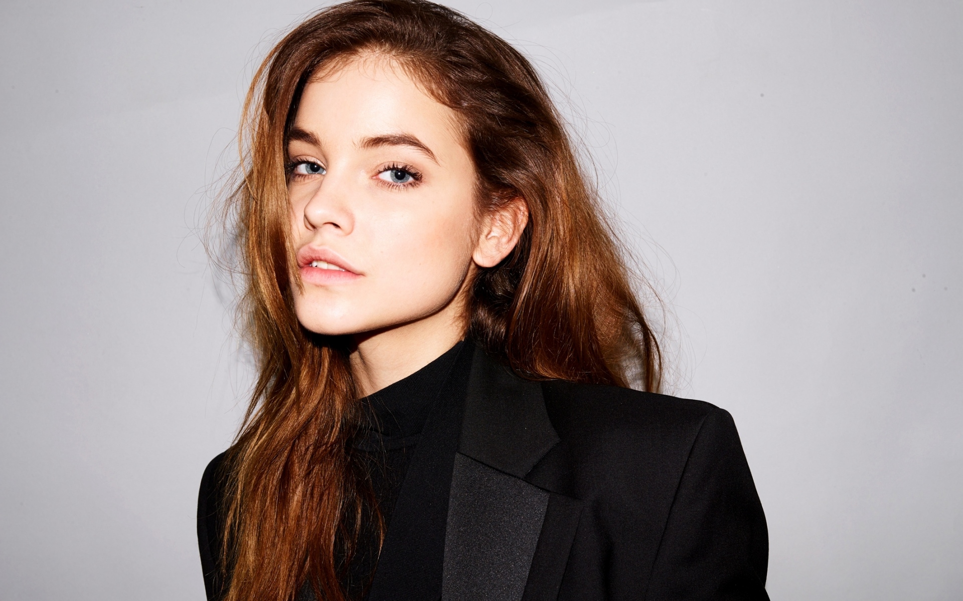 Картинки Barbara palvin, модель, фотосессия, брюнетка, куртка фото и обои на рабочий стол