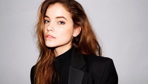 Barbara palvin, модель, фотосессия, брюнетка, куртка