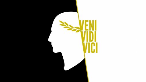 Veni vidi vici, julius caesar, art