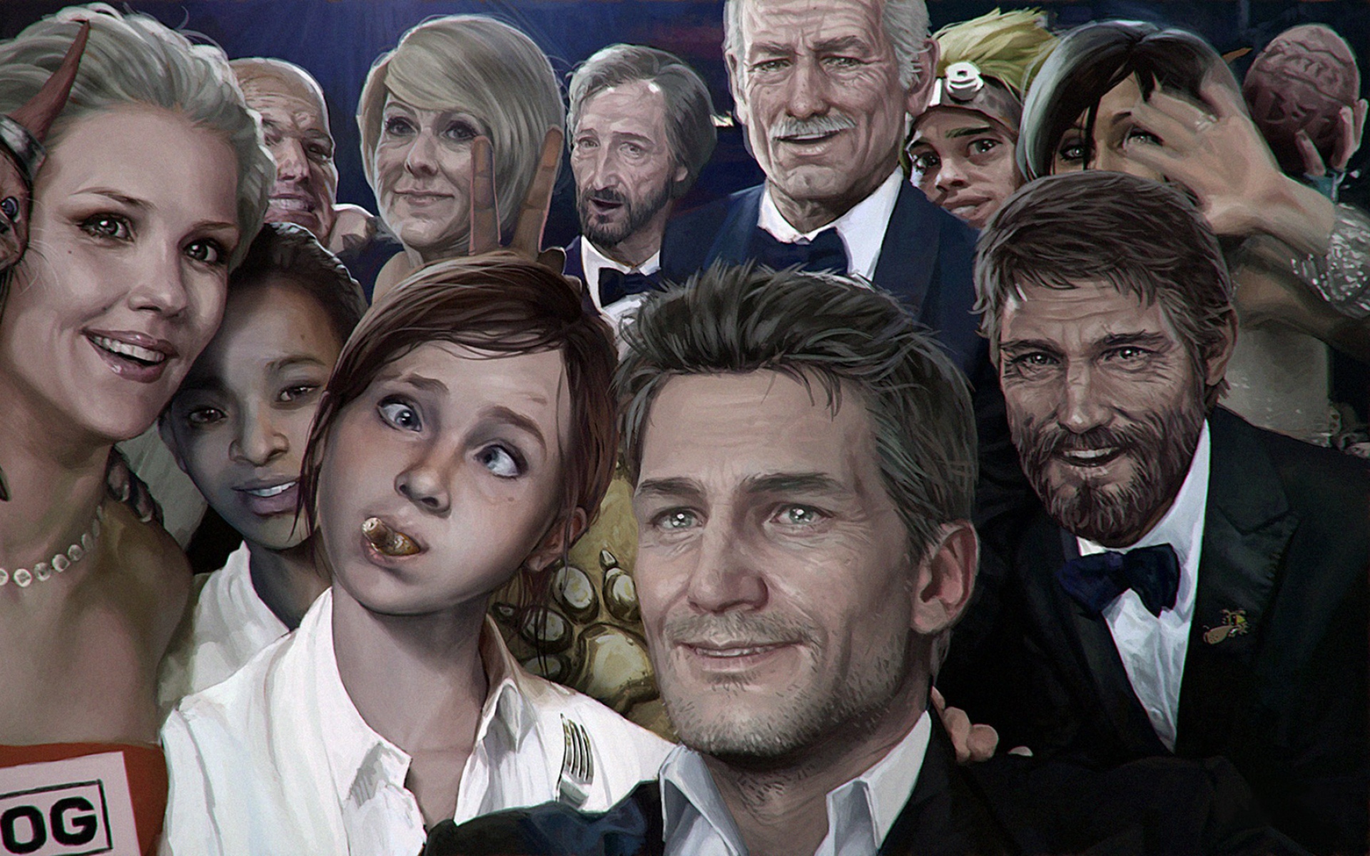 Картинки Последний из нас, Дэвид, ellie, joel, оставленный позади, непослушная собака, riley abel, uncharted фото и обои на рабочий стол