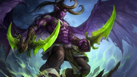Мир Warcraft, буйство Иллидана, искусство