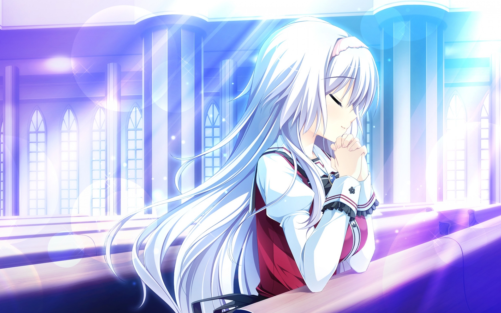 Картинки Otome ga tsumugu koi нет холст, девушка, аниме фото и обои на рабочий стол