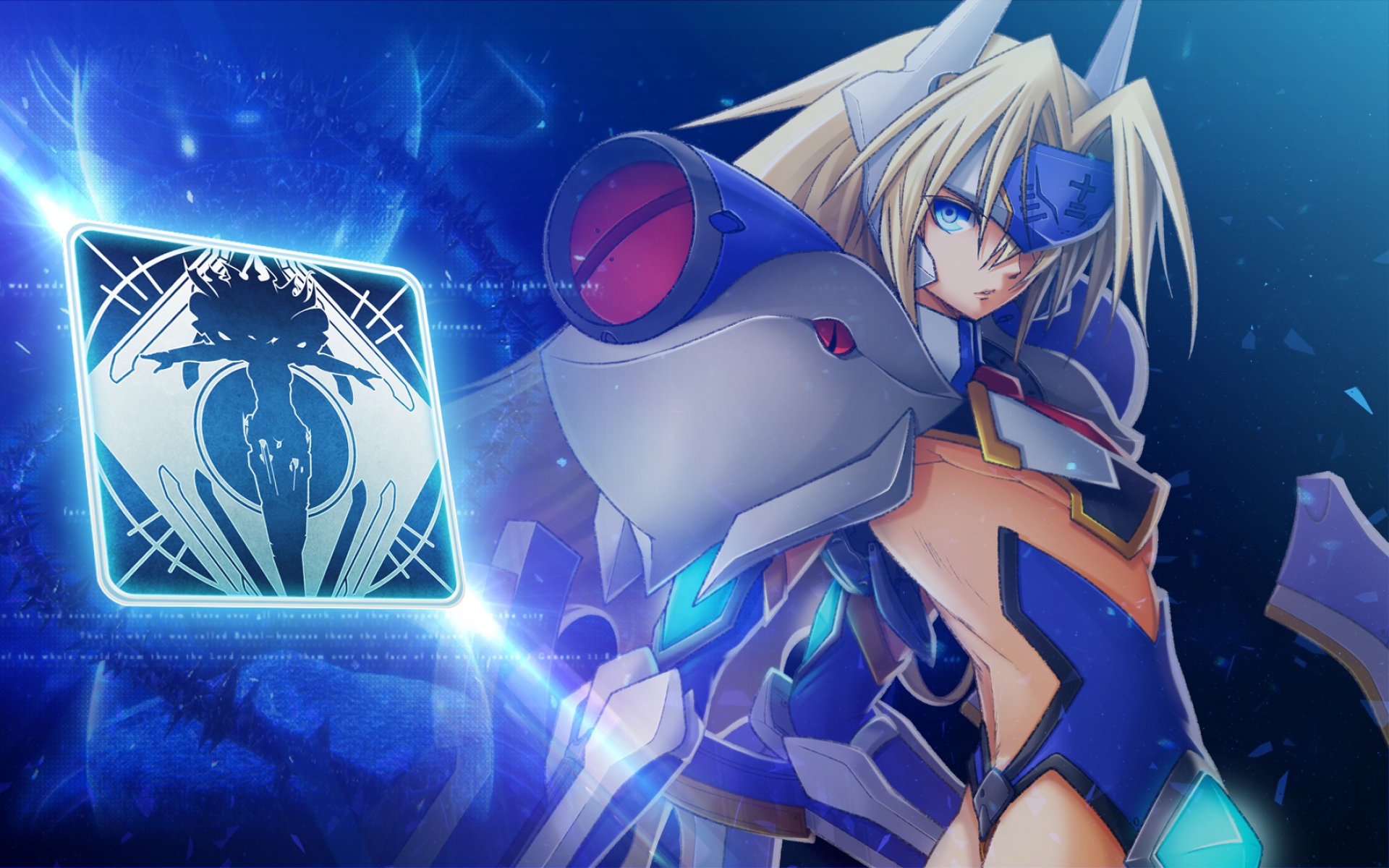 Картинки Mu-12, blazblue, непрерывный сдвиг, noel vermillion фото и обои на рабочий стол