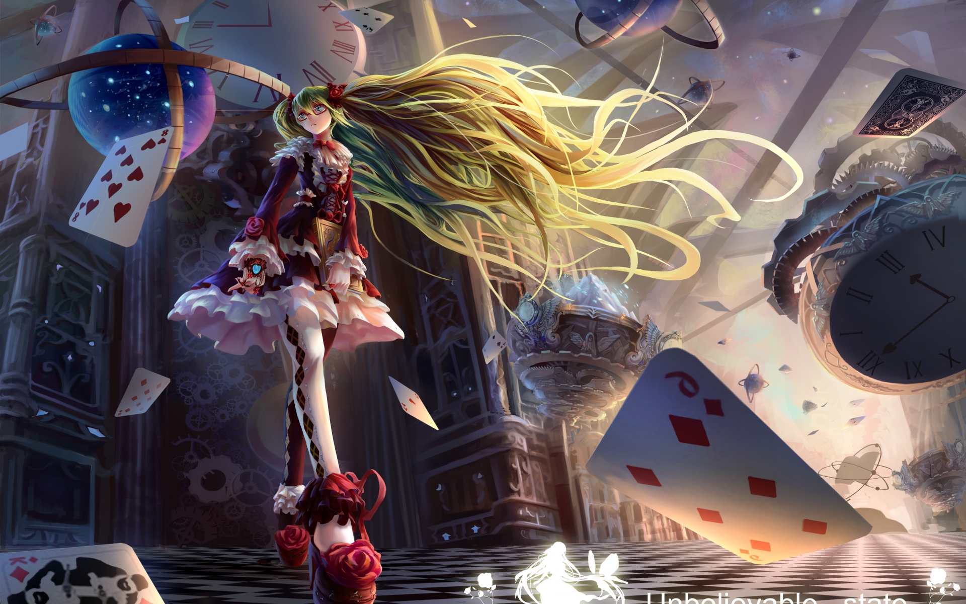 Картинки Nekomura ikko, hatsune miku, вокалоид, карты фото и обои на рабочий стол
