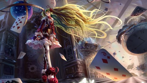 Nekomura ikko, hatsune miku, вокалоид, карты