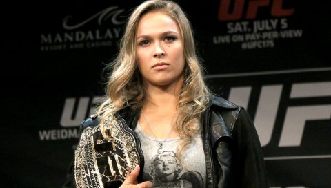 Ronda rousey, девушка, блондинка, истребитель, ufc