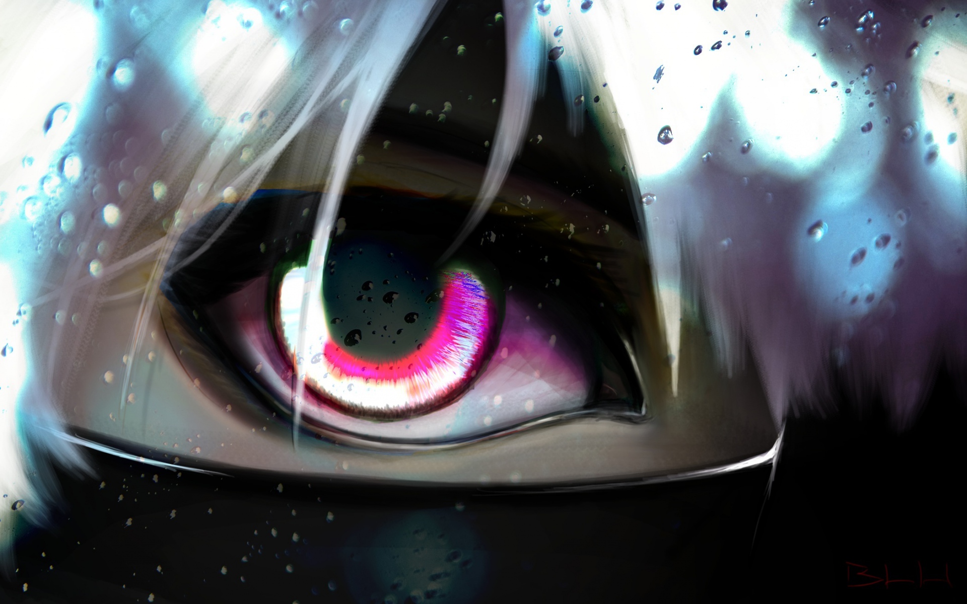 Картинки Tokyo ghoul, kaneki ken, мужчина, глаза, искусство фото и обои на рабочий стол
