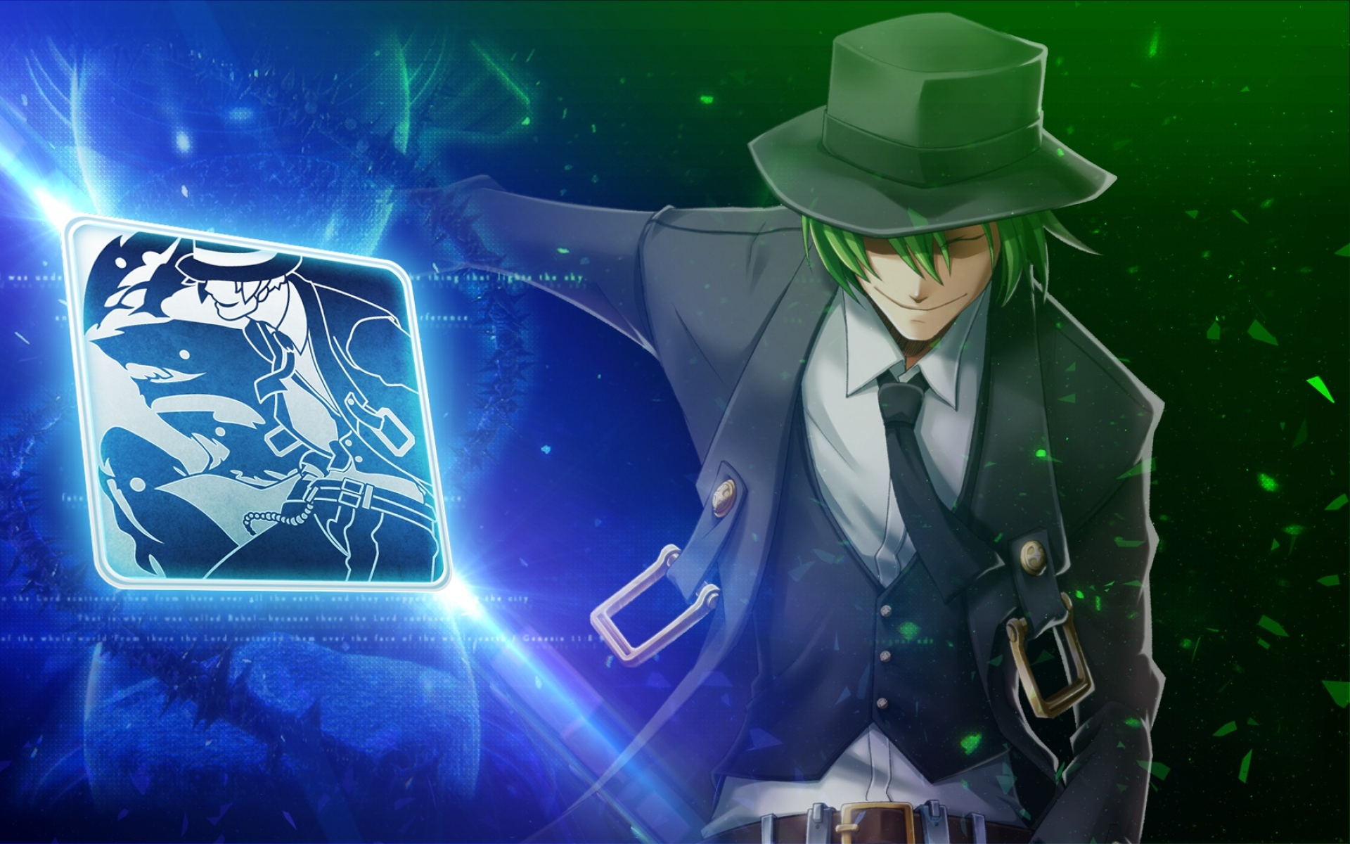 Картинки Hazama, blazblue, спусковой крючок фото и обои на рабочий стол